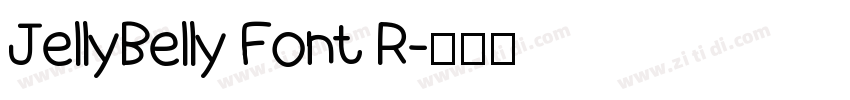 JellyBelly Font R字体转换